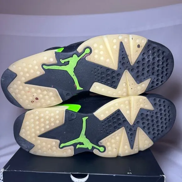 Size 11.5 - Nike Air Jordan 6 Retro Electric Green Men's Shoes