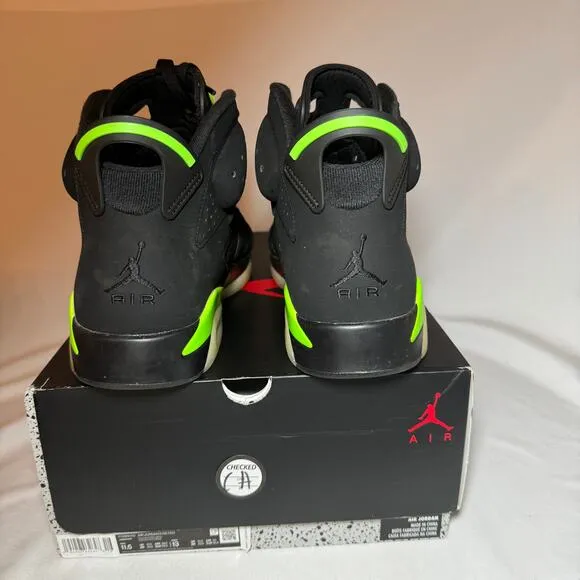Size 11.5 - Nike Air Jordan 6 Retro Electric Green Men's Shoes