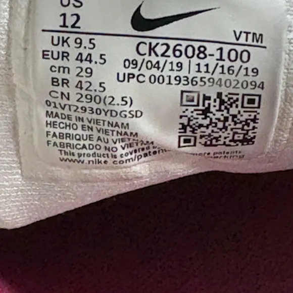 Size 12 - Women’s Nike Air Max 270 React multicolor shoes