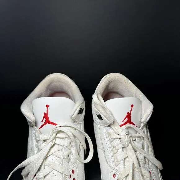Size 12.5 - Nike Air Jordan 3 Retro White Cement Reimagined Men's Shoes