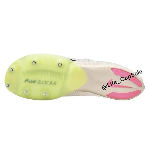 Size 13 Nike Air Zoom Victory Track &amp; Field Spikes Sail Pink CD4385-101 Men's