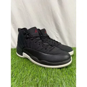 Size 13 Rare Nike Air Jordan 12 Retro Black White Neoprene 2016 130690-004 mens