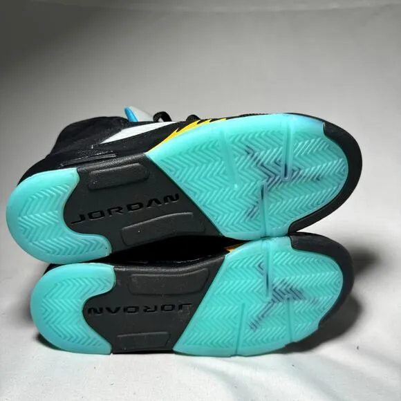 Size 4 - Nike Air Jordan 5 Retro GS Aqua Men's Shoes