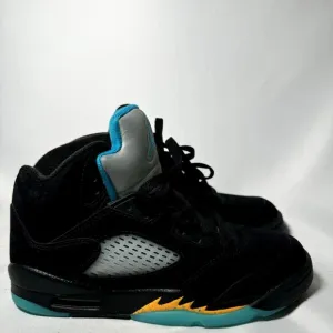Size 4 - Nike Air Jordan 5 Retro GS Aqua Men's Shoes