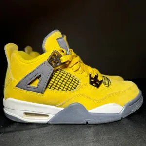 Size 4.5 - Nike Air Jordan 4 Retro GS Lightning 2021 Men's Shoes