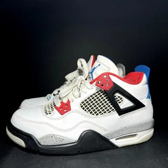 Size 4.5 - Nike Air Jordan 4 Retro SE GS What The 4 Men's Shoes