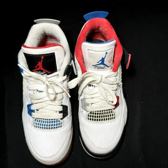 Size 4.5 - Nike Air Jordan 4 Retro SE GS What The 4 Men's Shoes