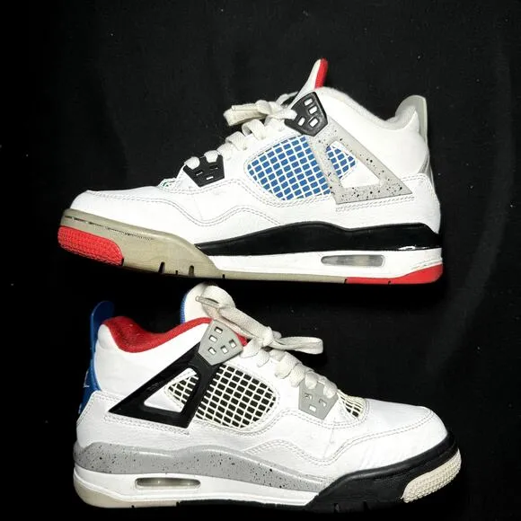 Size 4.5 - Nike Air Jordan 4 Retro SE GS What The 4 Men's Shoes