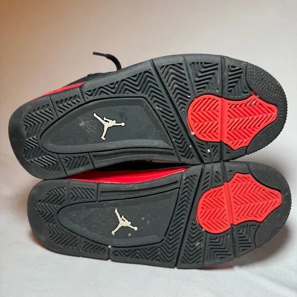 Size 5 - Nike Air Jordan 4 Retro GS Red Thunder Men's Shoes