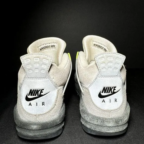 Size 5 - Nike Air Jordan 4 Retro SE GS Neon 95 Men's Shoes