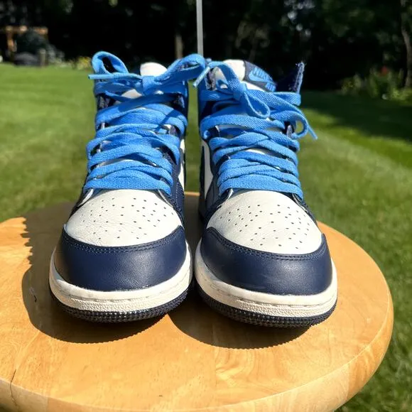 Size 5.5 - Nike Air Jordan 1 Retro High OG GS Obsidian Men's Shoes - Ships Now