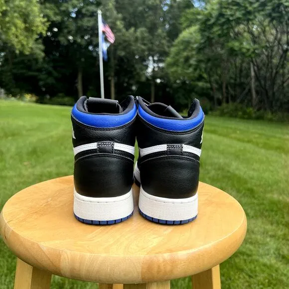 Size 5.5 - Nike Air Jordan 1 Retro High OG GS Royal Toe Men's Shoes - Ships Now