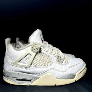 Size 5.5 - Nike Air Jordan 4 Retro GS White Oreo Men's Shoes