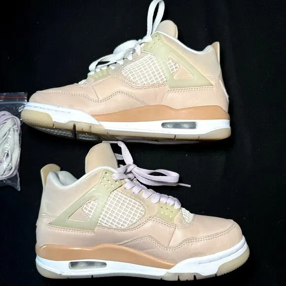 Size 5.5 - Wmns Nike Air Jordan 4 Retro Shimmer Women's Shoes