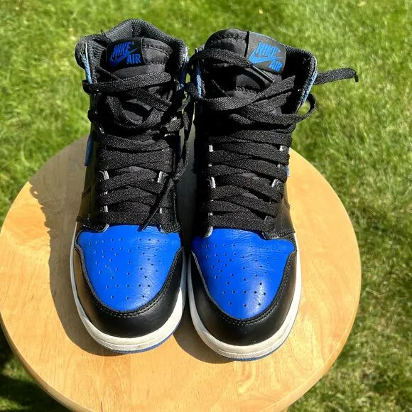 Size 6 - Nike Air Jordan 1 Retro High OG BG Royal 2017 Men's Shoes - Ships Now