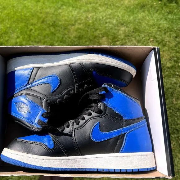 Size 6 - Nike Air Jordan 1 Retro High OG BG Royal 2017 Men's Shoes - Ships Now