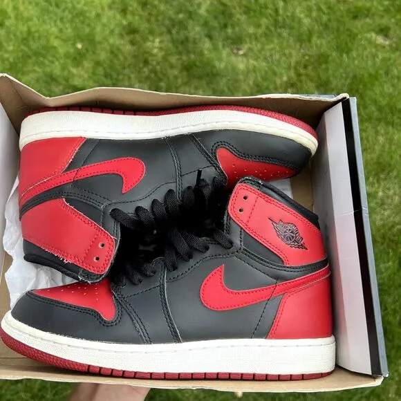 Size 6 - Nike Air Jordan 1 Retro High OG GS Banned 2016 Men's Shoes - Ships Now