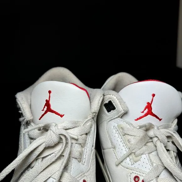 Size 6 - Nike Air Jordan 3 Retro GS White Cement Reimagined Men's Shoes