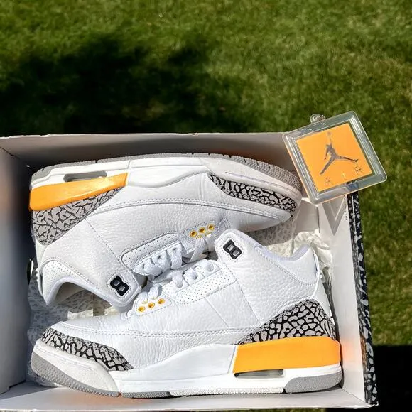 Size 6.5 - Wmns Nike Air Jordan 3 Retro 'Laser Orange Women's Shoes - Ships Now