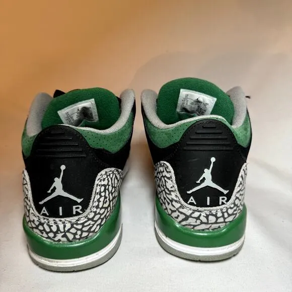 Size 7 - Nike Air Jordan 3 Retro GS Pine Green Men's Shoes