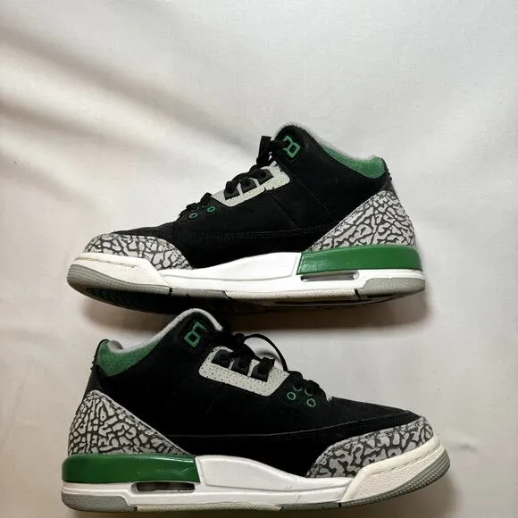 Size 7 - Nike Air Jordan 3 Retro GS Pine Green Men's Shoes