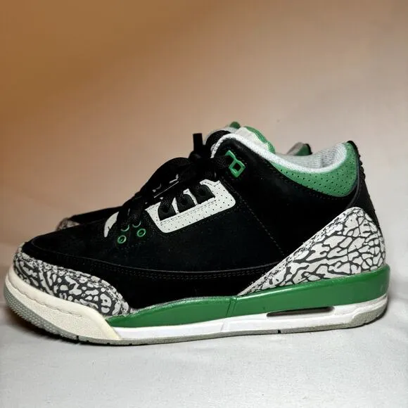 Size 7 - Nike Air Jordan 3 Retro GS Pine Green Men's Shoes