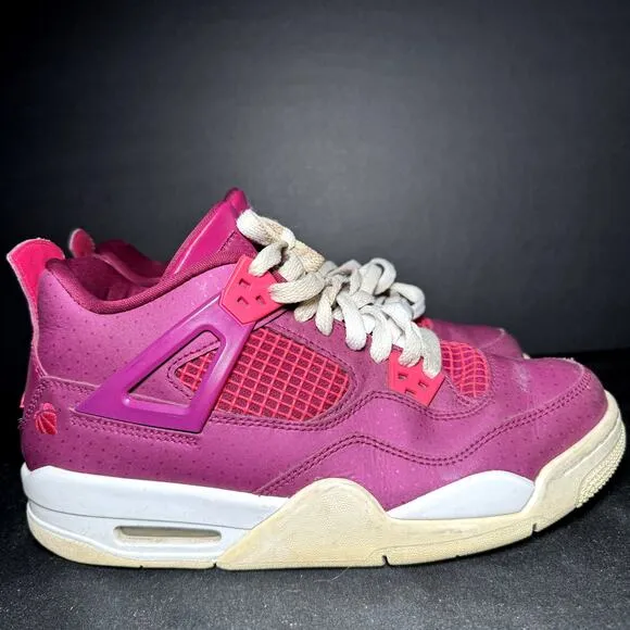 Size 7 - Nike Air Jordan 4 Retro GS For The Love Of The Game Men's Shoes