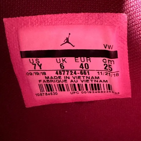 Size 7 - Nike Air Jordan 4 Retro GS For The Love Of The Game Men's Shoes