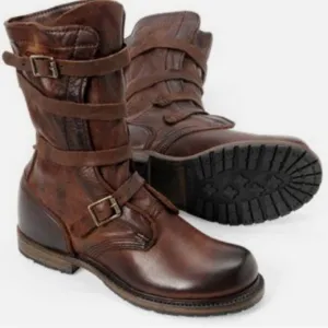 Size 7 Vintage shoe company genuine leather boots