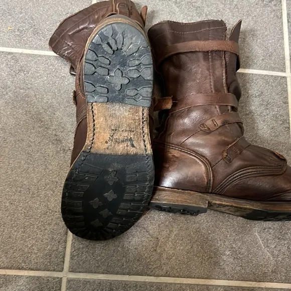 Size 7 Vintage shoe company genuine leather boots