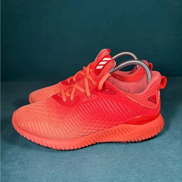 Size 7 - Women’s Adidas Alphabounce coral/sun shoes