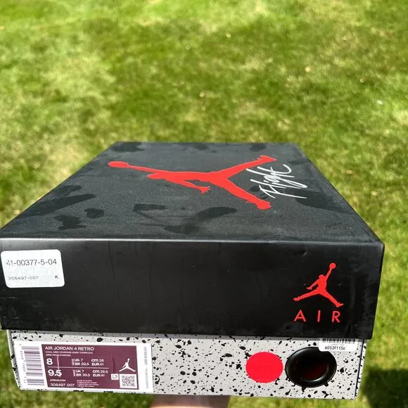 Size 8 - Nike Air Jordan 4 Retro Cool Grey 2019 Men's Shoes - Ships Now