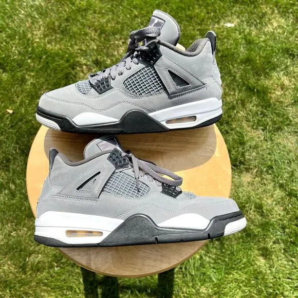 Size 8 - Nike Air Jordan 4 Retro Cool Grey 2019 Men's Shoes - Ships Now