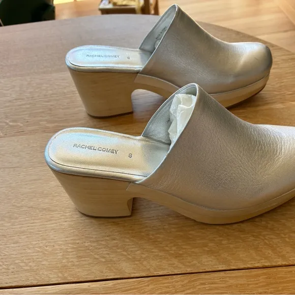 Size 8 Rachel Comey Silver Women's Bose clogs