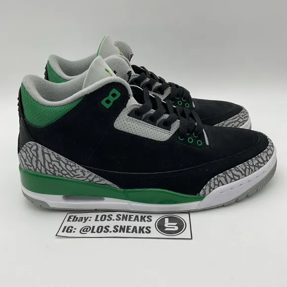 Size 8.5 - Jordan 3 Retro Mid Pine Green (CT8532-030)