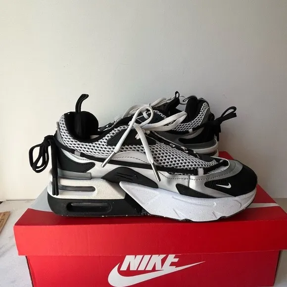 Size 8.5 - Nike Air Max Furyosa Silver Black 2021