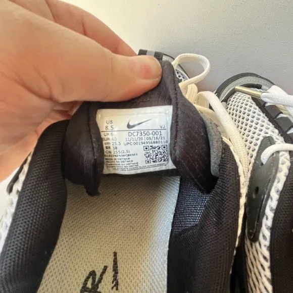 Size 8.5 - Nike Air Max Furyosa Silver Black 2021