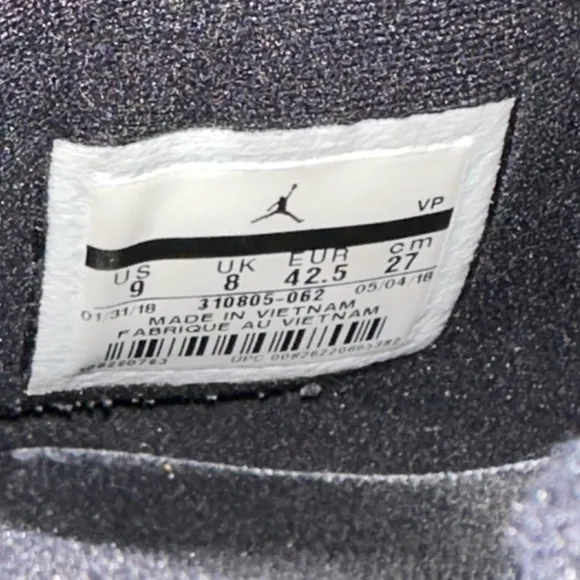 Size 9 Air Jordan 10 Retro Light Smoke Grey