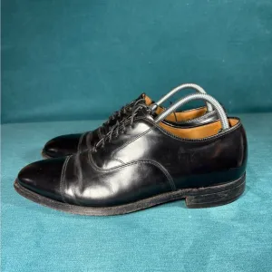 Size 9 - Johnston &amp; Murphy Men's Black Leather shoes