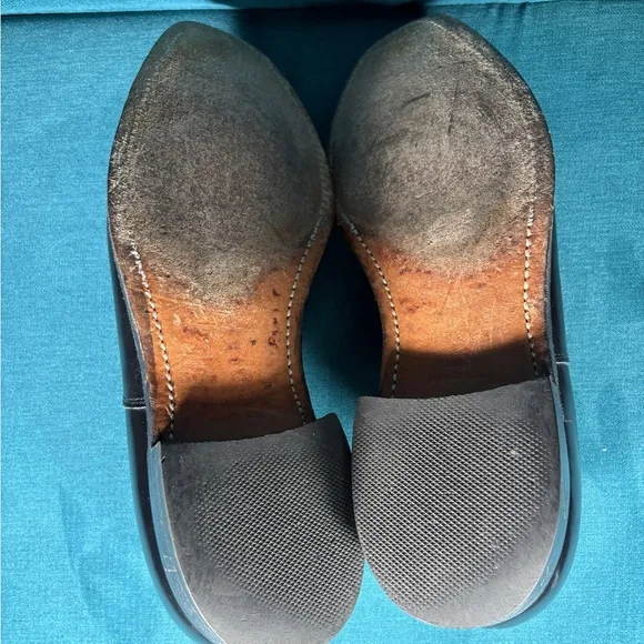 Size 9 - Johnston &amp; Murphy Men's Black Leather shoes