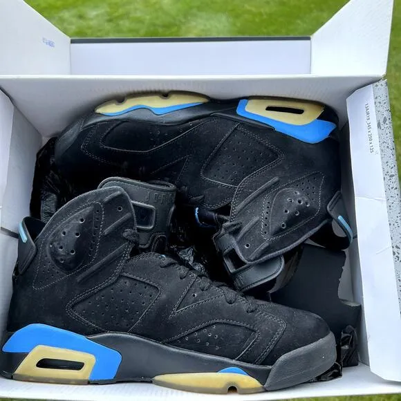 Size 9.5 - Nike Air Jordan 6 Retro UNC Men's Shoes - Ships Now