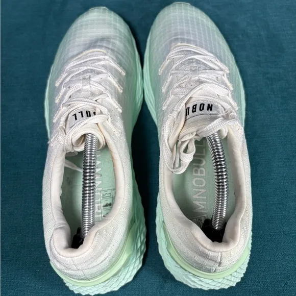 Size 9.5M/11Women - Nobull Ripstop green/white shoes
