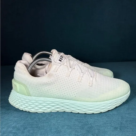 Size 9.5M/11Women - Nobull Ripstop green/white shoes