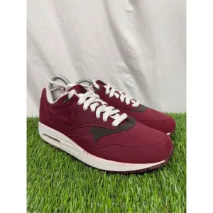 Size 9.5 *RARE* Nike Air Max 1 Tonal Pack “Team Red” (308866-601) 2011 Men’s  OG