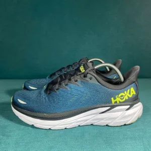 Size 10 - Men’s Hoka One Clifton 8 green shoes