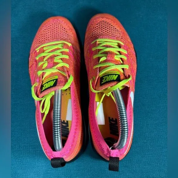 Size 8.5 - Women’s Nike Focus Flyknit multicolor shoes