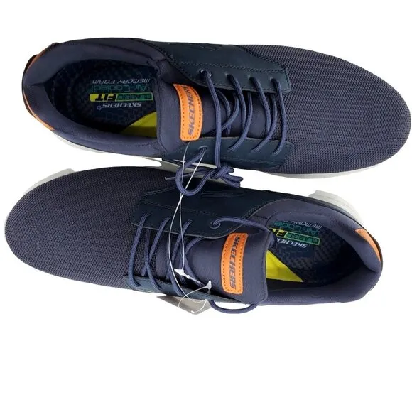 SKECHERS Sneakers DELSON 2.0 Men's 8 Slip-On Casual Activewear shoes Athleisure