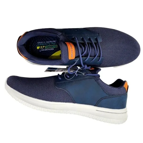 SKECHERS Sneakers DELSON 2.0 Men's 8 Slip-On Casual Activewear shoes Athleisure