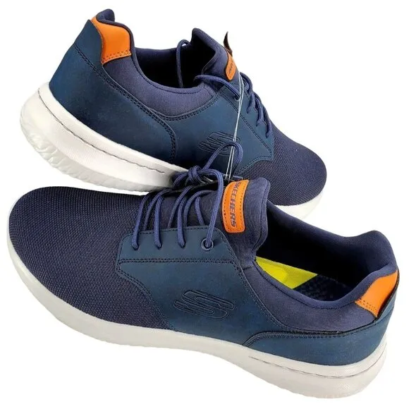 SKECHERS Sneakers DELSON 2.0 Men's 8 Slip-On Casual Activewear shoes Athleisure