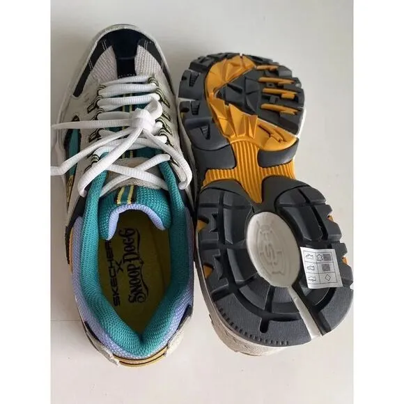 Skechers Snoop Dogg Stamina Snoop 91 Suede Beige Multicolor Men’s Size 11